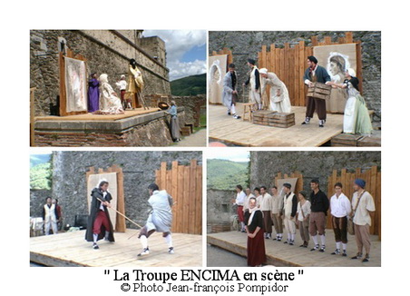 AM 65 p4 V 4-5-6 p5 V 1 La Troupe ENCIMA en scène