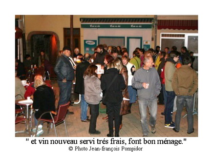 AM 18 V2 et vin nouveau servi très frais - font bon ménage