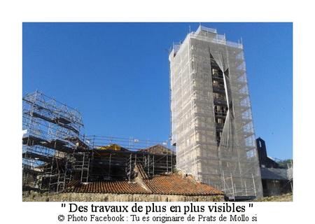 Facabook tu es originaire de prats des travaux de plus en plus visibles