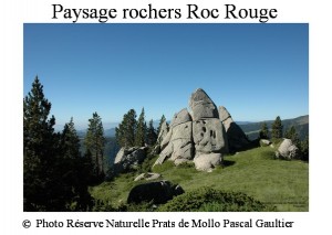 paysage rochers roc rouge SITE